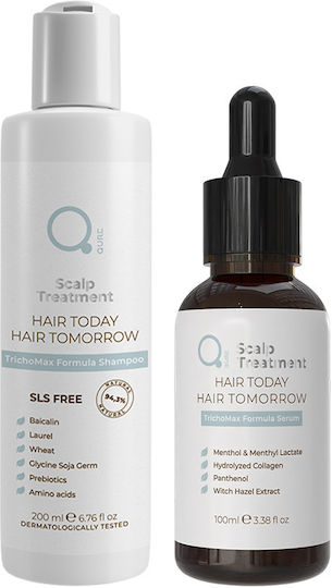 Qure Hair Loss Treatment Σετ Θεραπείας Μαλλιών κατά της Τριχόπτωσης με Σαμπουάν & Serum 2τμχ