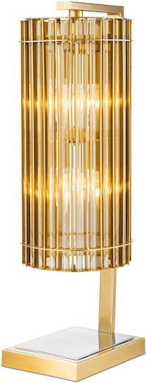 Eichholtz Metal Table Lamp for Socket E14 with Gold Shade and Base