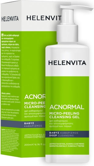 Helenvita Acnormal Face Cleansing Gel for Oil Control & Moisturizing Action 200ml