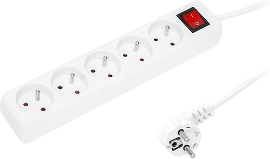 Blow Steckdosenleiste 5 Positionen mit Kabel 5m