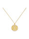 Excite-Fashion Necklace Zodiac Sign Libra from Gold Plated Silver with Zircon