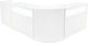 Luna Led Reception Desk Set Cm60 Tb60 & 2 X B1200 White