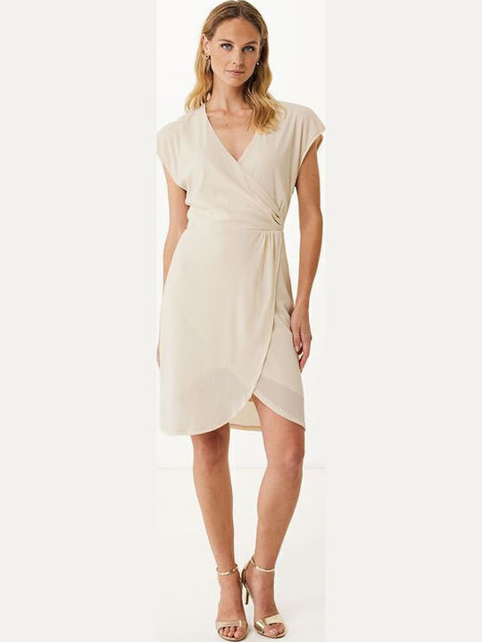 Evening Dress with Sheer White