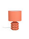 Trio Lighting Table Lamp for Socket E14 with Orange Shade and Base