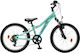 Bicicletă Orient Snake Pro 20" 6 Viteze 2025 Cadou Lumini Led și Claxon Turcoaz