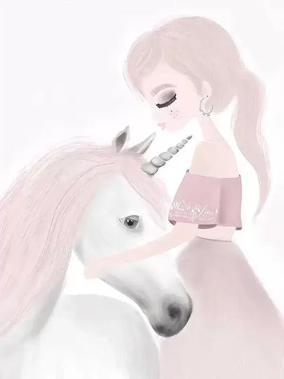 Παιδικό Κάδρο Unicorn 30x40εκ.