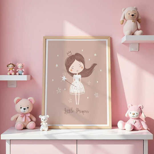 Παιδικό Κάδρο Little Princess 30x40εκ.