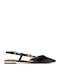 Γυναικείες Μπαλαρίνες Slingback σε Μαύρο Χρώμα