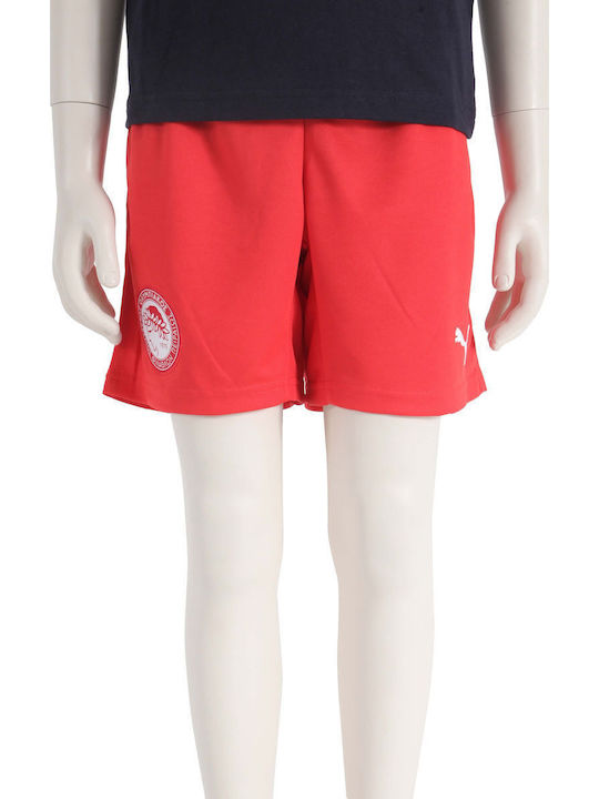 Olympiakos Puma Pantaloni Scurți De Acasă A Treia Echipament 2013/14 743668-01 Băiat Olympiakos Puma Pantaloni Scurți De Acasă A Treia Echipament 2013/14 743668-01 Băiat
