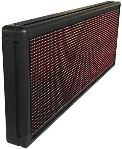 Single-Sided Rolling LED Sign One - Sided Waterproof 104x40cm Red