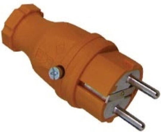 Mufă Schuko Masculin 0511-o Cauciuc Ip44 Pce