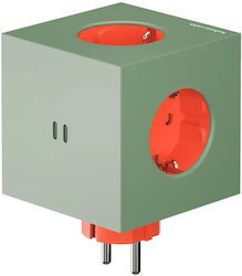 AVOLT PowerCube 3 Θέσεων Πράσινο