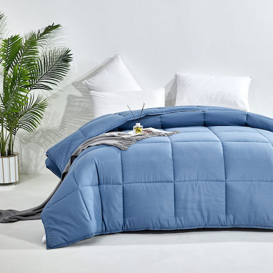 Mattex Duvet Queen with Microfiber Filling 220x240cm Blue 450 GSMGsm 11 togs Togs