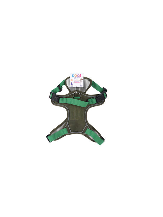 Dog Harness Green Medium