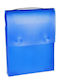 Next Geantă de Desen din Plastic cu cataramă 24x5x32cm Albastru