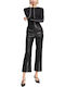 Women's Fabric Trousers Black