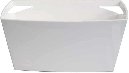Waf Обикновени шампанско Акрил с Размери 44x29x23см White