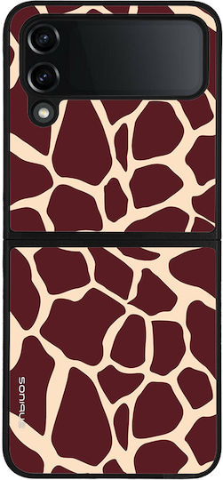 Калъф Sonique Animal Print Series Samsung Galaxy Z Flip 4 Жираф 03