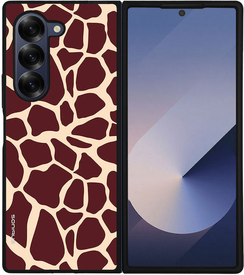 Калъф Sonique Animal Print Series Samsung Galaxy Z Fold 6 Жираф 03