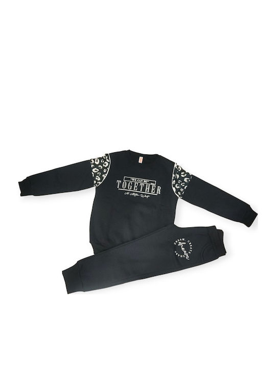 Kinder Sweatpants Set - Jogginganzug Black 2Stück