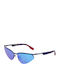 Karl Lagerfeld Women's Sunglasses with Blue Metal Frame and Blue Lens KL352S-404