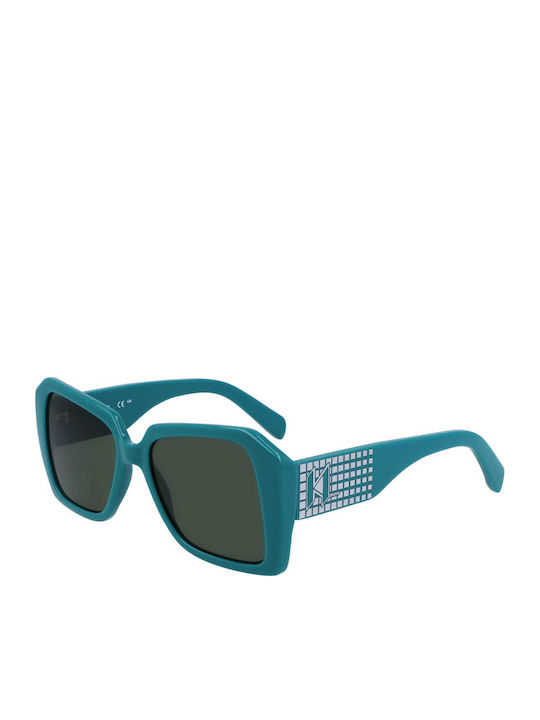 Karl Lagerfeld Women's Sunglasses with Blue Pla...