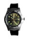 Catamaran Men's Watch 39.5mm Battery with Black Rubber Strap