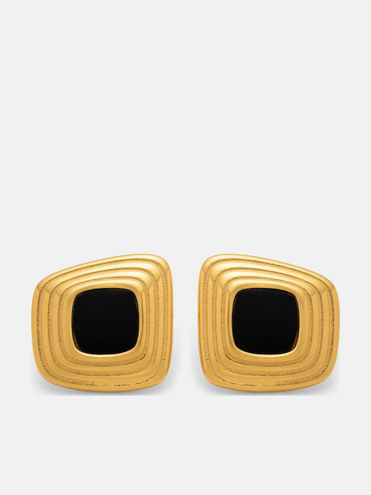 Enotia Earrings made of Steel Gold Plated