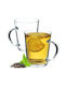 Kadax Cană Sticlă Transparentă 410ml 2buc