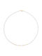Necklace 14K Gold Elements White Pearls F126758