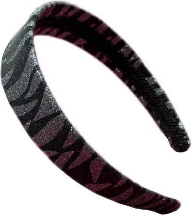 Hairutopia Hair Headband Animal Black Glitter 30mm