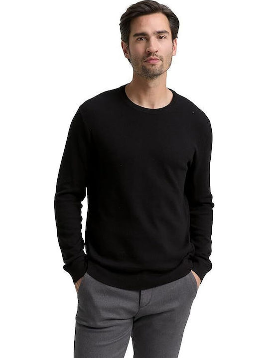 Tom Tailor Pulover cu mânecă lungă Black