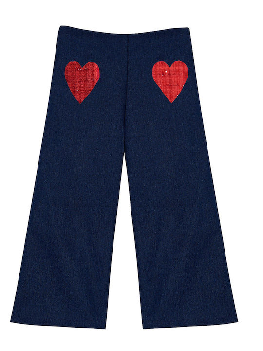 Kids' Denim Pants Red