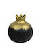 Marhome Tabletop Lucky Charm Pomegranate Black Ceramic 1pcs 15-50140