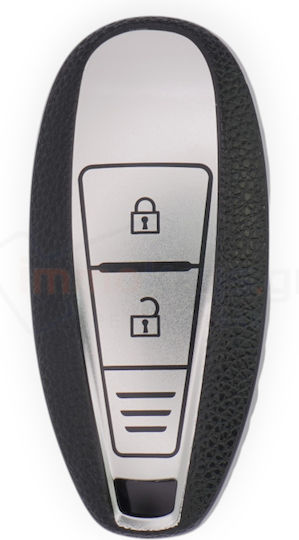 Black TPU Texture Car Key Protection Case Suzuki 1432-sc