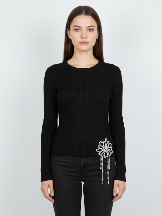 Cavalieri Damen Bluse Schwarz