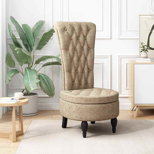 Armchair Light Gray 56.5x70x110cm