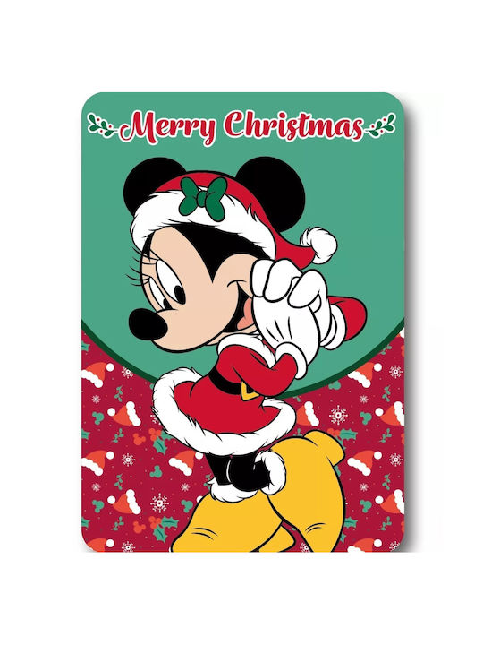 Disney Κουβέρτα Fleece Minnie Πράσινη 140x100εκ.