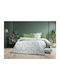 Dimcol Myrto Bettlaken Set Super-Doppel 220x240cm 351 Grün 4 Stück