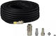 Furtun de Aer Powermat 10 X 17 Mm 10m 20bar Set Conectori Rapizi Kd2124+ Pm0841