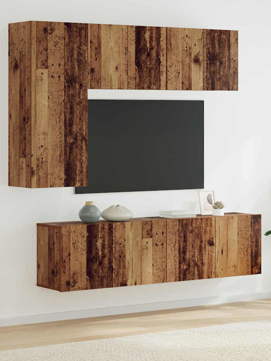 Living Room TV Unit Old Wood L40.5xW30xH102cm