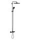 Grohe Duschsäule mit Armatur Schwarz