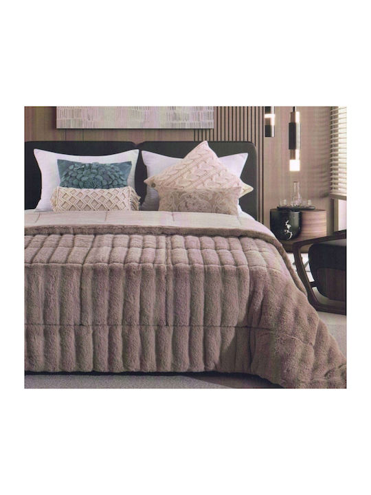 Palatex Duvet Cover Queen 220x240cm Mocha 800 GSMGsm