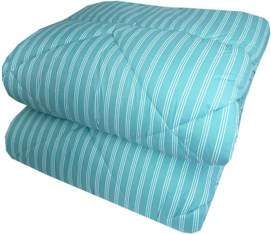 Astron Italy Duvet Single 160x240cm Silvia Petrol 350 GSMGsm