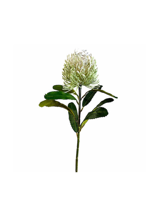 Koart Dianthus Λευκό Τεχνητό Λουλούδι 62 Cm
