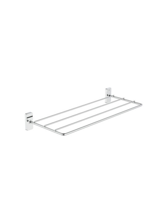 Roca Sonata Calea Ferată Suport Prosoape 4 Locuri Montat Pe Perete Cu Șuruburi 54.1x21.4cm Argintiu