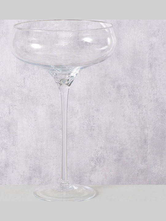MSA Kerzenhalter Glas in Transparent Farbe 30.5x30.5x50cm 1Stück