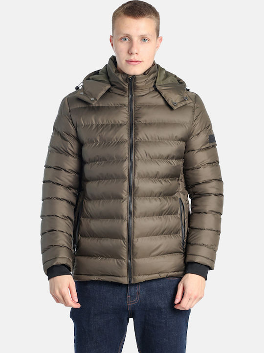 Paco & Co Μπουφάν Puffer Olive
