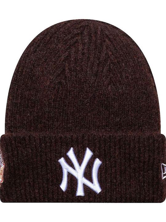 New York Yankees Beanie Beanie Knitted in Burgundy color