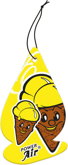 Power Air Car Air Freshener Tab Pendand Fresh Smile Vanilla